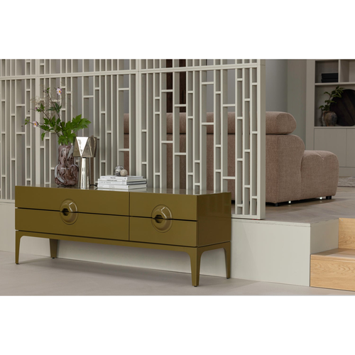 Woood TV-Meubel Merge - honinggeel