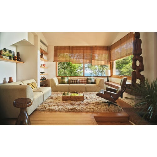 HKliving Fluffy Vloerkleed - Square Shore 250 x 250 cm
