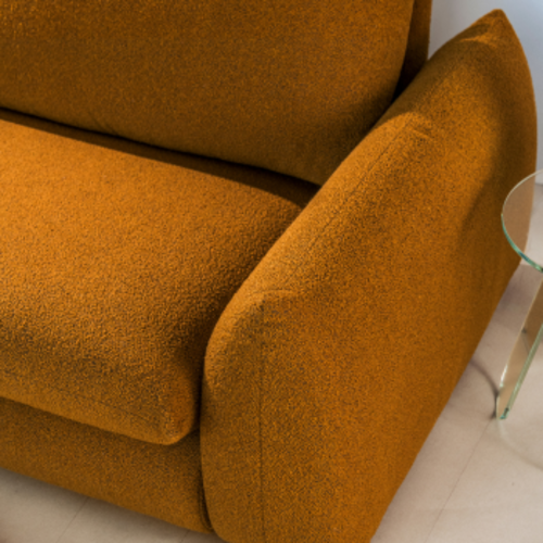 COMF Collection Zetel Butler - Opstelling: Divan L + 3-zit R - Stof: Alpine bronze (cat. 8)