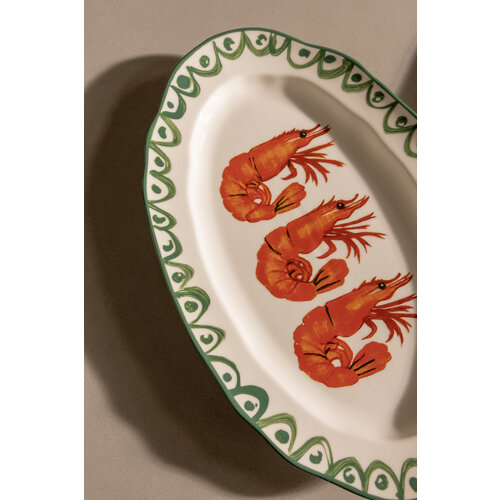 &Klevering Plateau Shrimp 34 x 21 cm