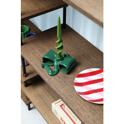 &Klevering Kandelaar Ribbon Green