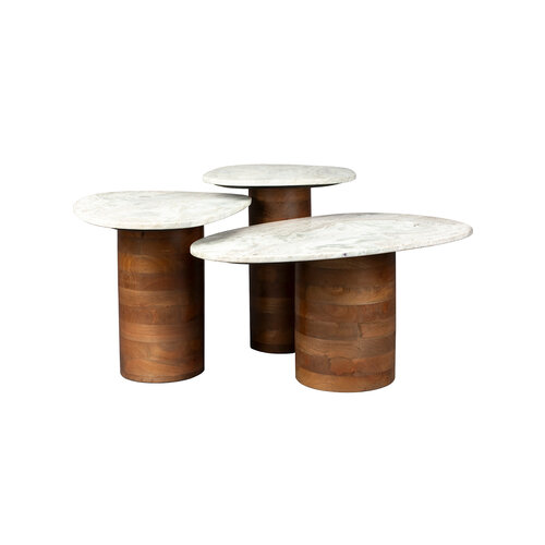 Dutchbone Set van 3 Salontafels Suki