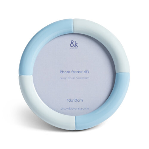 &Klevering Fotolijst - Rift Round Blue