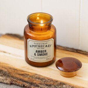 Paddywax Geurkaars sojawas - Amber & Smoke 226g