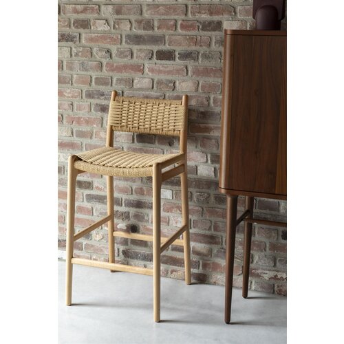 Dutchbone Barstoel Cecile - Natural Dutchbone Barstoel Cecile - Natural