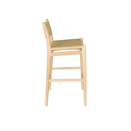 Dutchbone Barstoel Cecile - Natural Dutchbone Barstoel Cecile - Natural