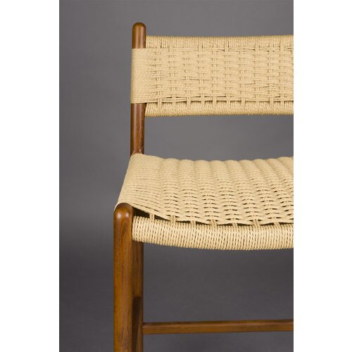Dutchbone Barstoel Cecile - Walnut Dutchbone Barstoel Cecile - Walnut