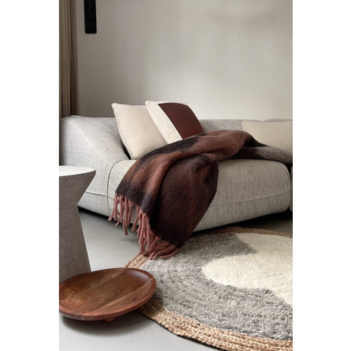 Soft Plaid - Burgundy 125 x 150 cm