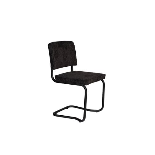 Zuiver Ridge Kink Stoel - Soft Black Zuiver Ridge Kink Stoel - Soft Black
