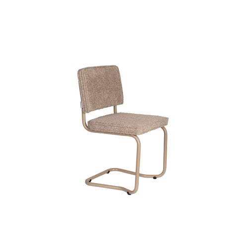 Zuiver Ridge Kink Stoel - Soft Beige Zuiver Ridge Kink Stoel - Soft Beige