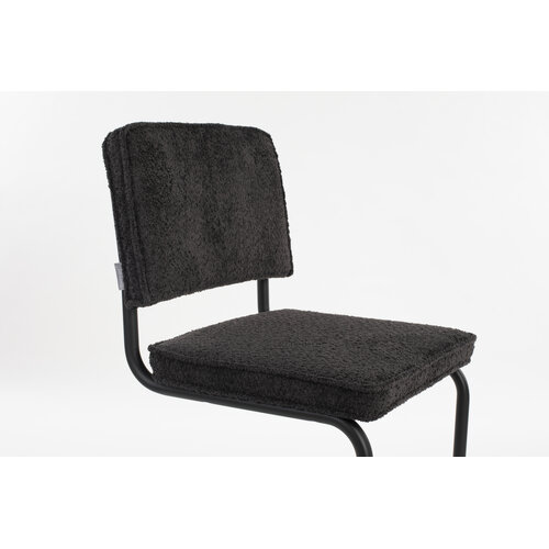 Zuiver Ridge Kink Stoel -  Soft Black