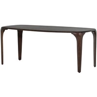 Eettafel Fiore - Mango Hout Donkerbruin 190 x 95 cm