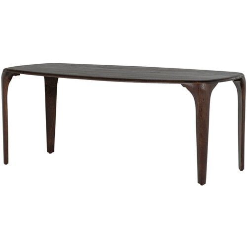 Woood Eettafel Fiore - Mango Hout Donkerbruin 190 x 95 cm Woood Eettafel Fiore - Mango Hout Donkerbruin 190 x 95 cm
