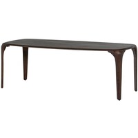 Eettafel Fiore - Mango Hout Donkerbruin 230 x 95 cm