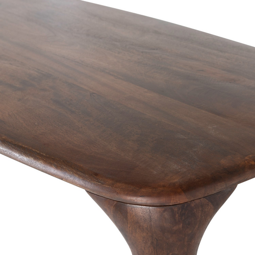 Woood Eettafel Fiore - Mango Hout Donkerbruin 190 x 95 cm