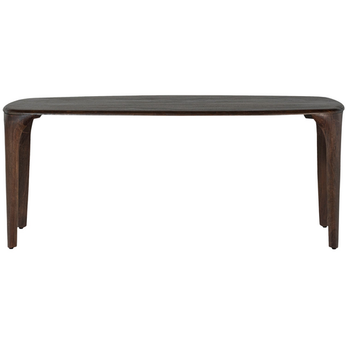 Woood Eettafel Fiore - Mango Hout Donkerbruin 190 x 95 cm