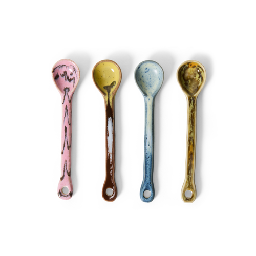 HKliving Spoons 70s - Sketch (Set van 4) HKliving Spoons 70s - Sketch (Set van 4)