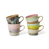 Set van 4 Americano Mugs 70s - Rococo