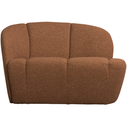 Woood Bankje Mojo Links - Bouclé Roestbruin Melange