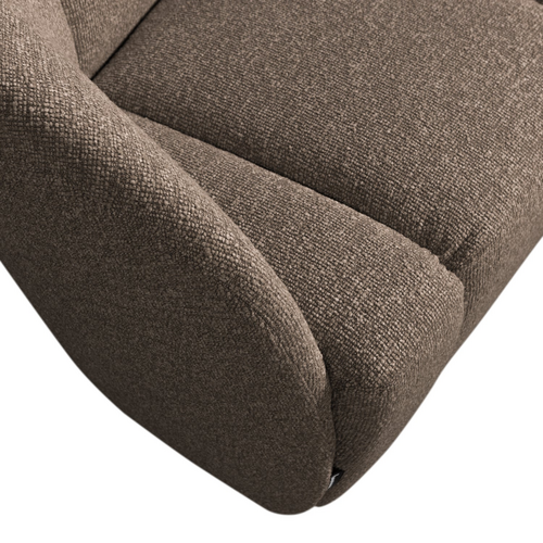Woood Bankje Mojo Links - Bouclé Bruin Melange