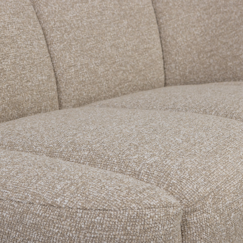 Woood Bankje Mojo Rechts - Bouclé Beige Melange