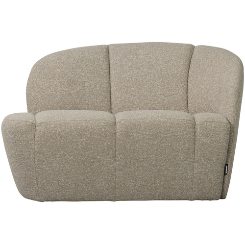 Woood Bankje Mojo Rechts - Bouclé Beige Melange