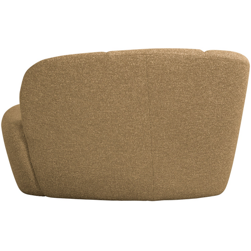 Woood Bankje Mojo Links - Bouclé Geel/Bruin Melange