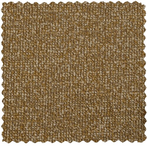 Woood Bankje Mojo Links - Bouclé Geel/Bruin Melange