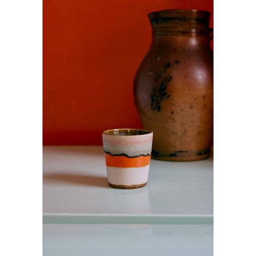 HKliving Set van 6 Coffee Mugs 70s - Surreal