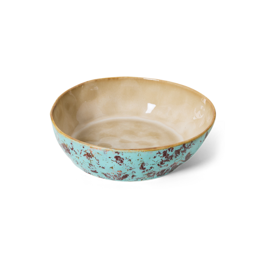 HKliving Set van 2 Pasta Bowls - Patina