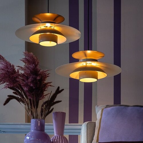 ETH Potenza hanglamp 50cm 1x E27 zand ETH Potenza hanglamp 50cm 1x E27 zand