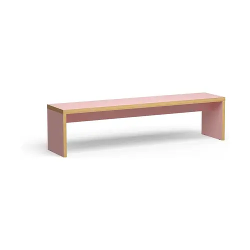 HKliving Toonzaalmodel - Bench Pink - 180 cm HKliving Toonzaalmodel - Bench Pink - 180 cm