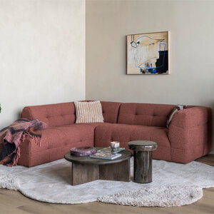 COMF Collection Napoli in Daisy 128: 2-zits (arm rechts)  + longchair links