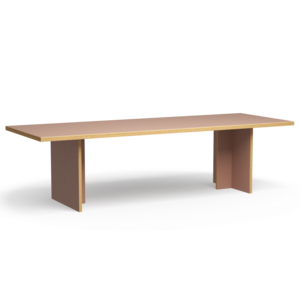 HKliving Eettafel Clay - 280 x 100 cm