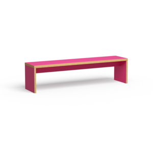 HKliving Bench Raspberry - 180 cm