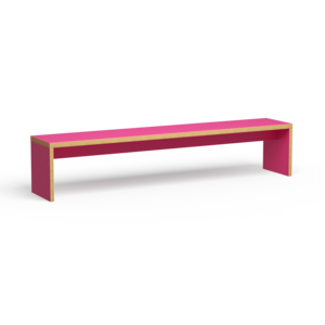 HKliving Bench Raspberry - 220 cm HKliving Bench Raspberry - 220 cm