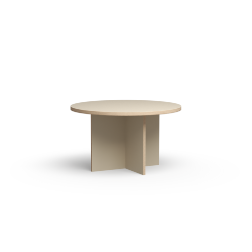 HKliving Eettafel Cream - Ø130 cm HKliving Eettafel Cream - Ø130 cm