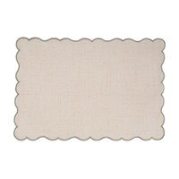 Placemat NOURA - linnen - 30x43 cm, taupe