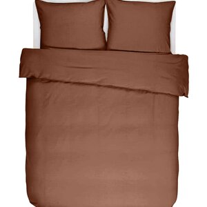 Tiseco Dekbedovertrek Iris - Chestnut 240 x 220 cm Tiseco Dekbedovertrek Iris - Chestnut 240 x 220 cm