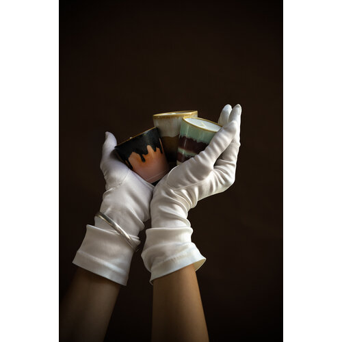 HKliving Set van 3 Mini Kaarsen 70s - Frost & Firewood Christmas Special