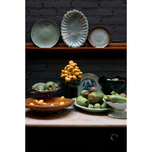 HKliving Set van 2 Dessert Bordjes 70s - Contrast