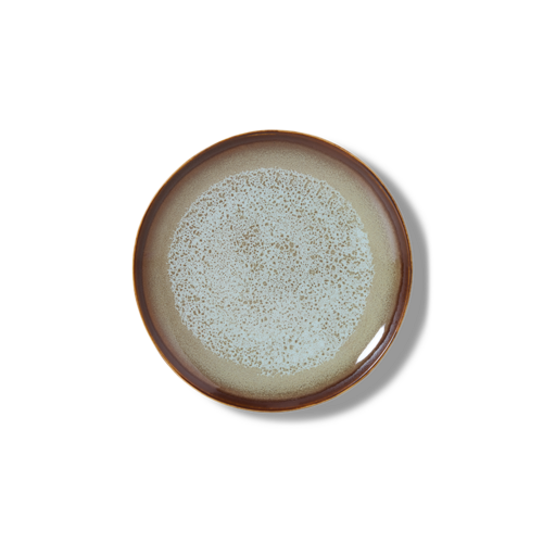 HKliving Set van 2 Dessert Bordjes 70s - Contrast