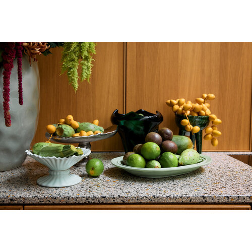 HKliving Serveerschaal in Keramiek - Mint