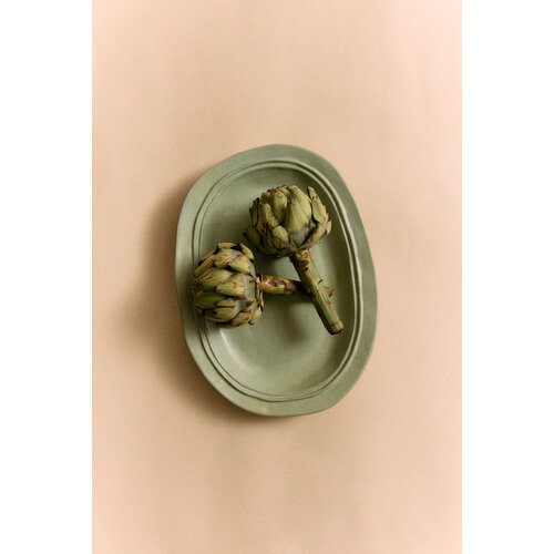 HKliving Serveerschaal in Keramiek - Mint