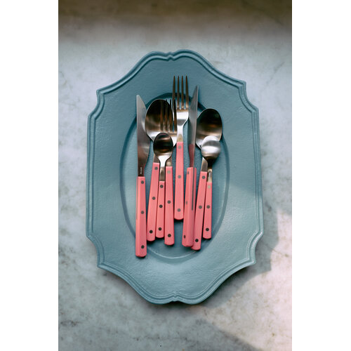 HKliving Bestek 70s (Set van 16) - Raspberry HKliving Bestek 70s (Set van 16) - Raspberry