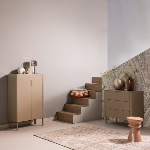 Woood Bijzettafel Fedde - Oudroze Woood Bijzettafel Fedde - Oudroze