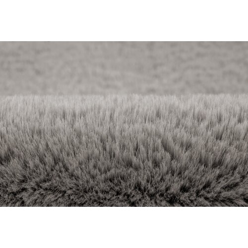 U&S Carpet Collection Fluffy vloerkleed - Rechthoekig - Silver - 200 x 290 cm
