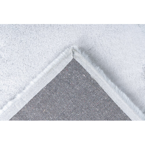U&S Carpet Collection Fluffy vloerkleed - Rechthoekig - Silver - 200 x 290 cm