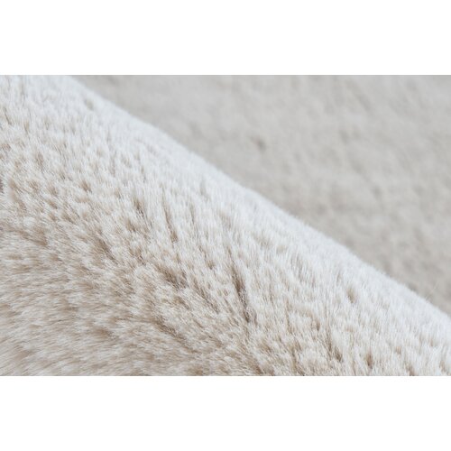 U&S Carpet Collection Fluffy vloerkleed - Rechthoekig - Beige - 200 x 290 cm