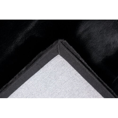 U&S Carpet Collection Fluffy vloerkleed - Rechthoekig - Black - 160 x 230 cm
